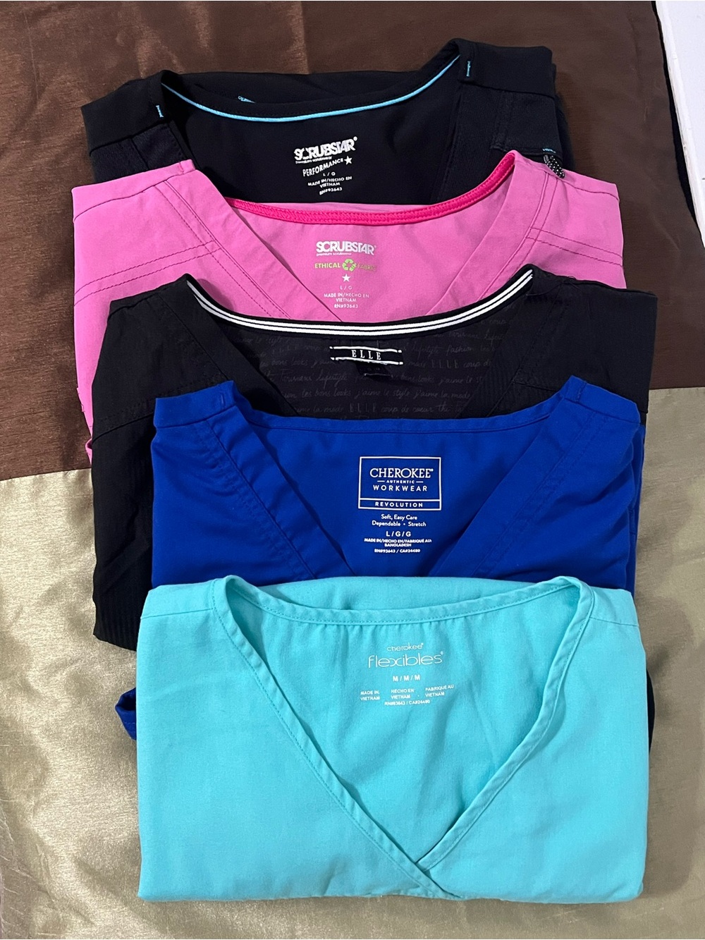 Scrub Tops-M/L